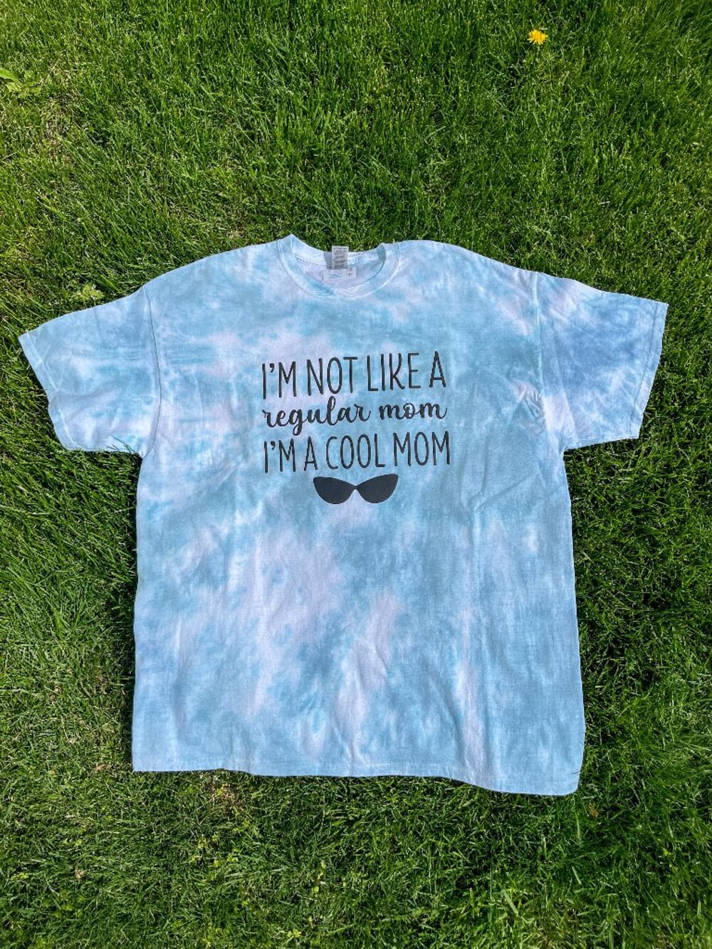 Women's XXL Mean Girls Blue Corner Bullseye Tie-Dye T-Shirt